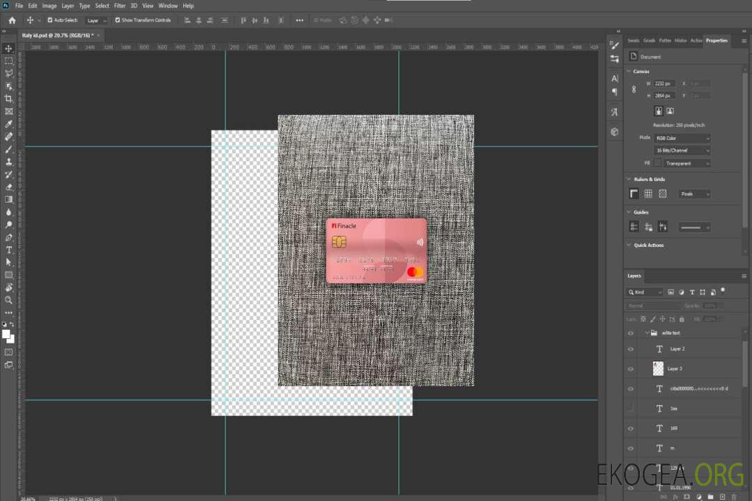 Photolook mastercard de la banque Finacle en Inde , avant template Photolook mastercard de la banque Finacle en Inde , avant template